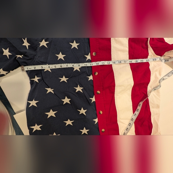 American Summer American Flag Themed Button Up Shirt - Picture 14 of 15